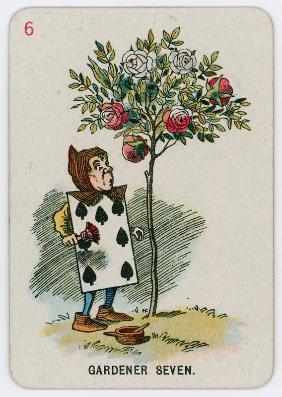 Zahradník Sedmý od John Tenniel
