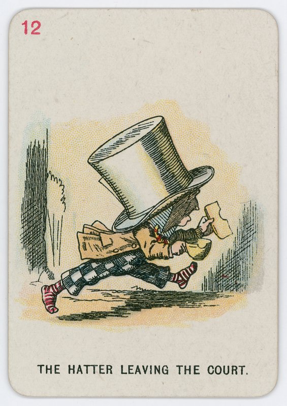 Kloboučník opouští dvůr od John Tenniel