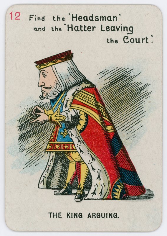 Král se hádal od John Tenniel
