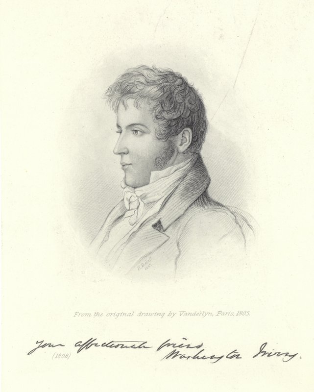 Portrét Washingtona Irvinga od John Vanderlyn