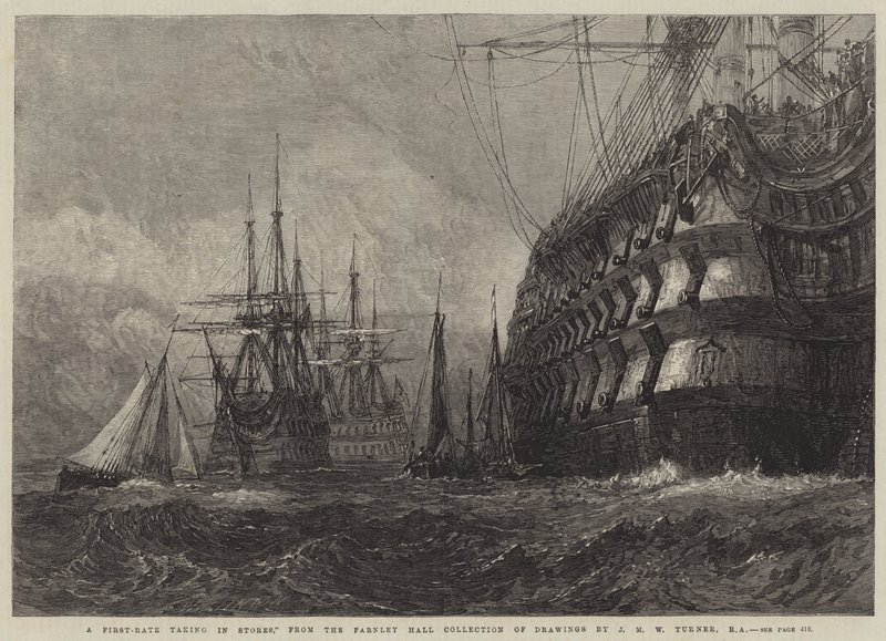 Prvotřídní převzetí v obchodech od Joseph Mallord William Turner