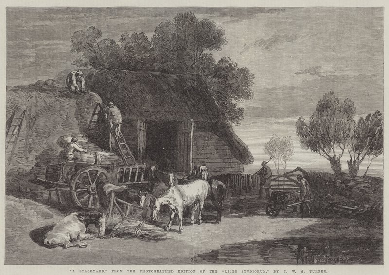 Stackyard od Joseph Mallord William Turner