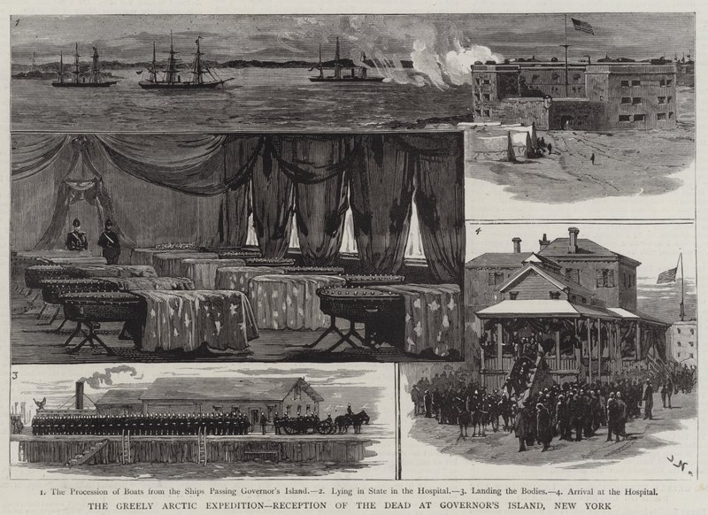 The Greely Arctic Expedition, Reception of the Dead na Governor