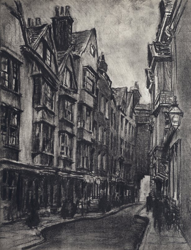 Cloth Fair (litho) od Joseph (after) Pennell