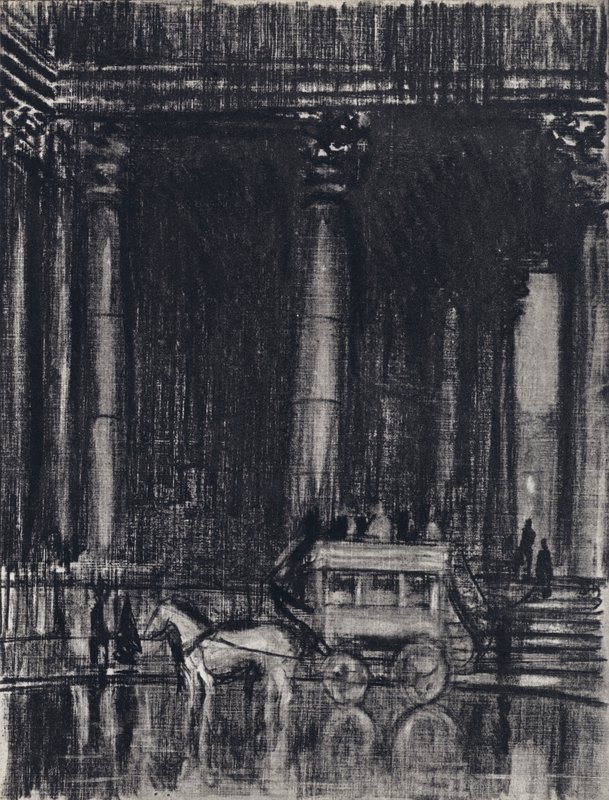 Veranda svatého Martina (litho) od Joseph (after) Pennell