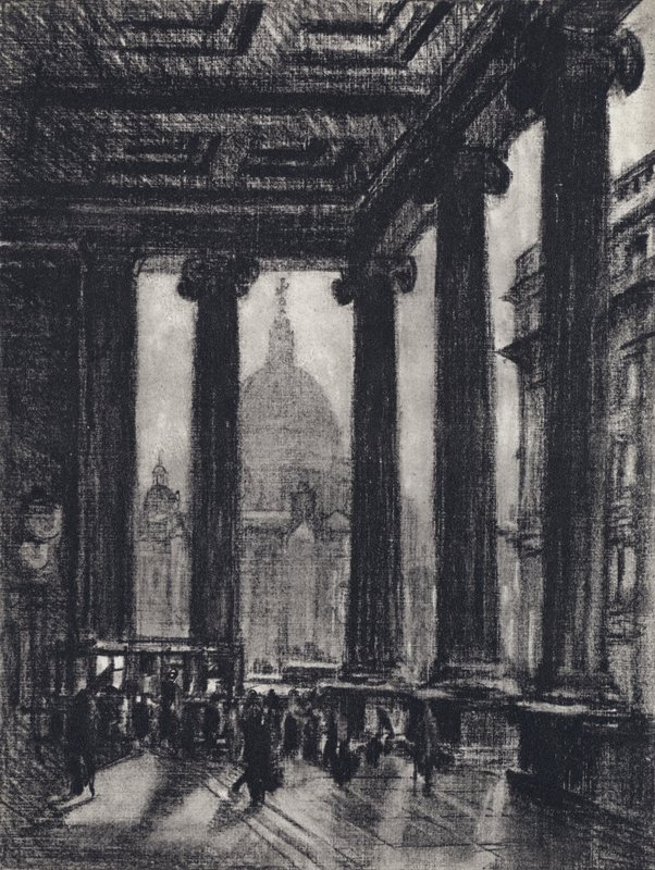 pošta (litho) od Joseph (after) Pennell