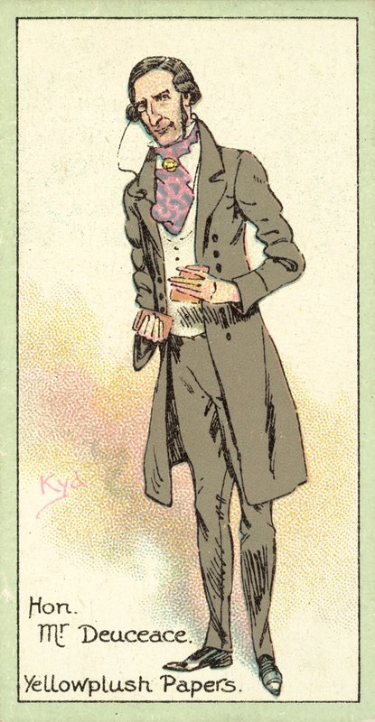 Vážený pane Deuceace, Yellowplush Papers (chromolitho) od Joseph Clayton Clarke