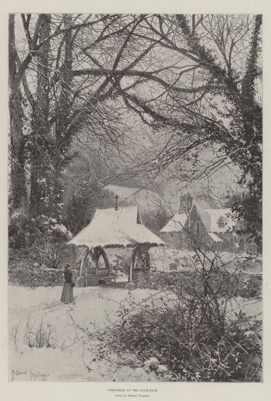 Vánoce u Lych-Gate od Joseph Holland Tringham