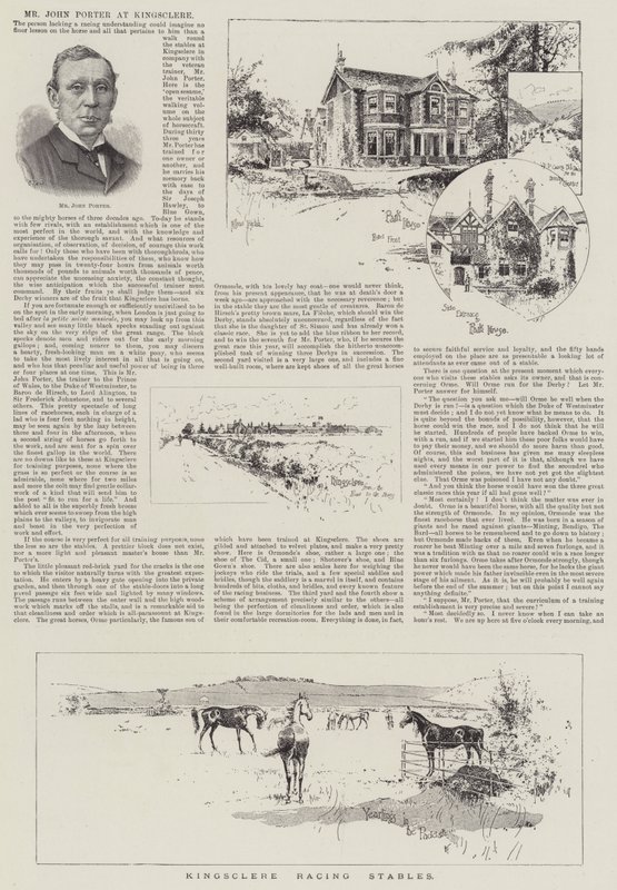 Závodní stáje Kingsclere od Joseph Holland Tringham
