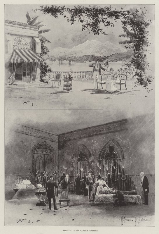 Teresa, v divadle Garrick od Joseph Holland Tringham