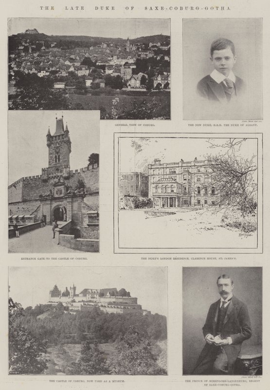 Zesnulý vévoda Saxe-Coburg-Gotha od Joseph Holland Tringham