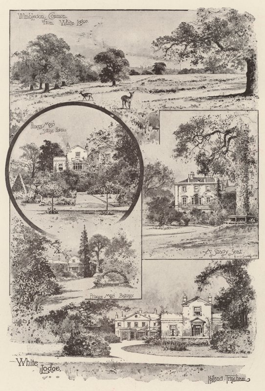 Bílá chata od Joseph Holland Tringham
