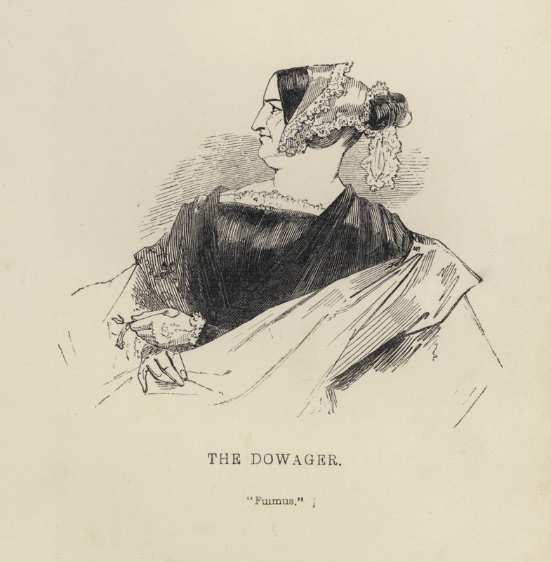 Kenny Meadows: The Dowager (rytina) od Joseph Kenny (after) Meadows