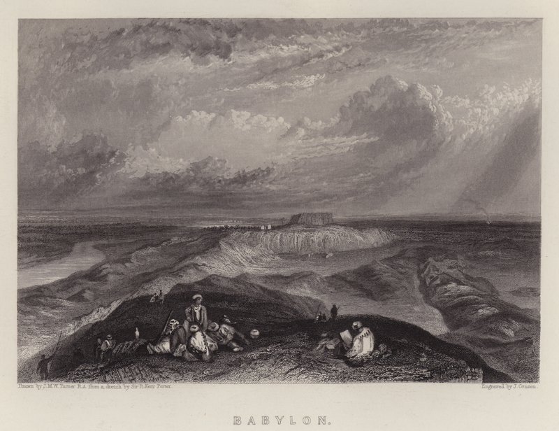 Babylon (barva lito) od Joseph Mallord William (after) Turner