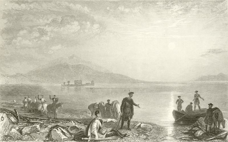 Hrad Loch Leven od Joseph Mallord William Turner