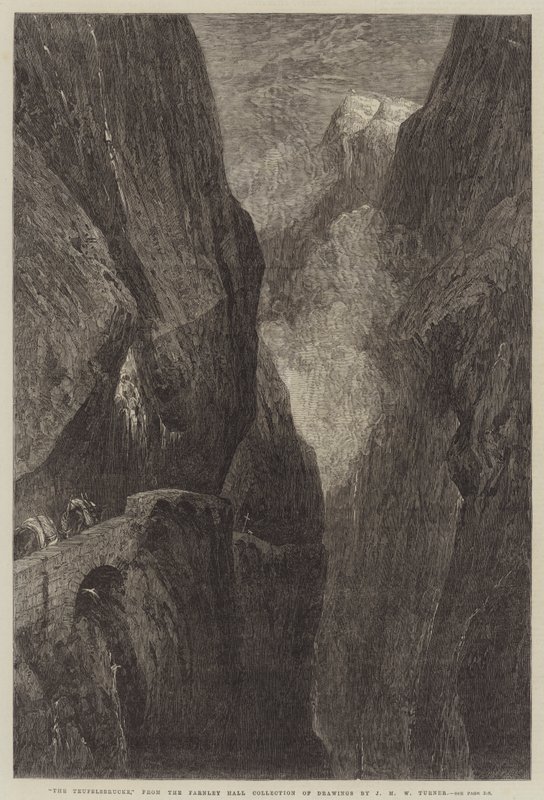 Teufelsbrucke od Joseph Mallord William Turner