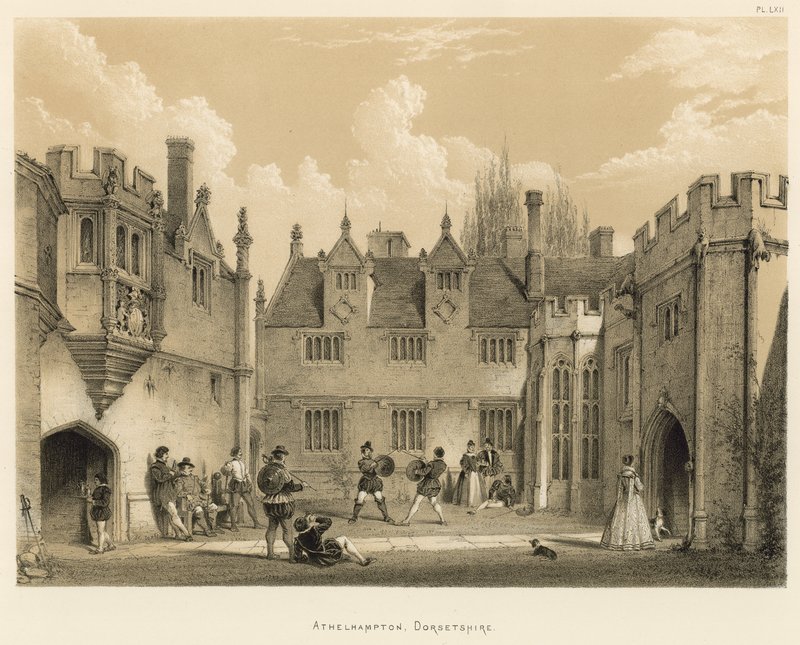 Athelhampton, Dorsetshire od Joseph Nash