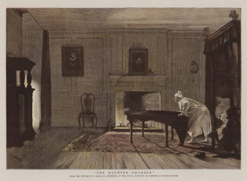 Lovecká komnata (chromolitho) od Joseph Nash