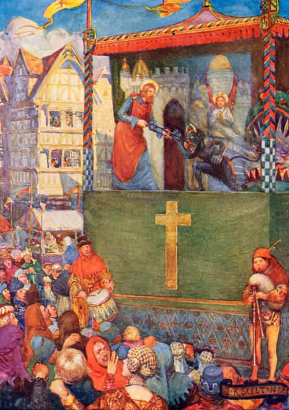 Středověká mysteriózní hra od Joseph Ratcliffe Skelton