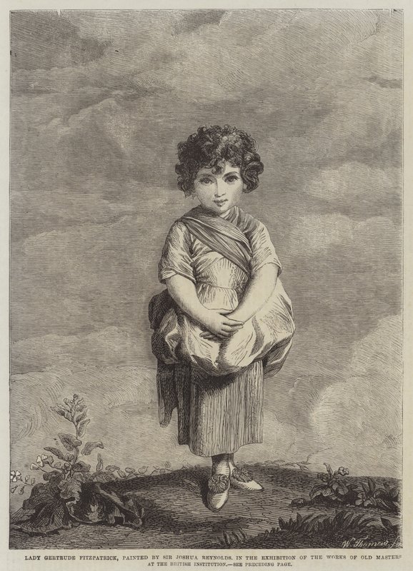 Lady Gertrude Fitzpatrick od Joshua Reynolds