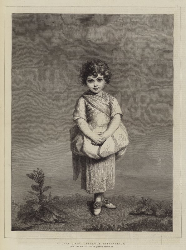Sylvia, Lady Gertrude Fitzpatrick od Joshua Reynolds