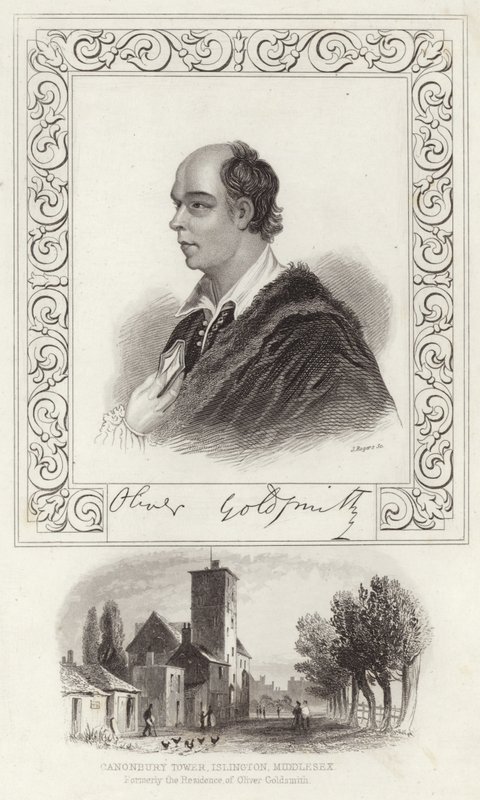 Portrét Olivera Goldsmitha od Joshua Reynolds