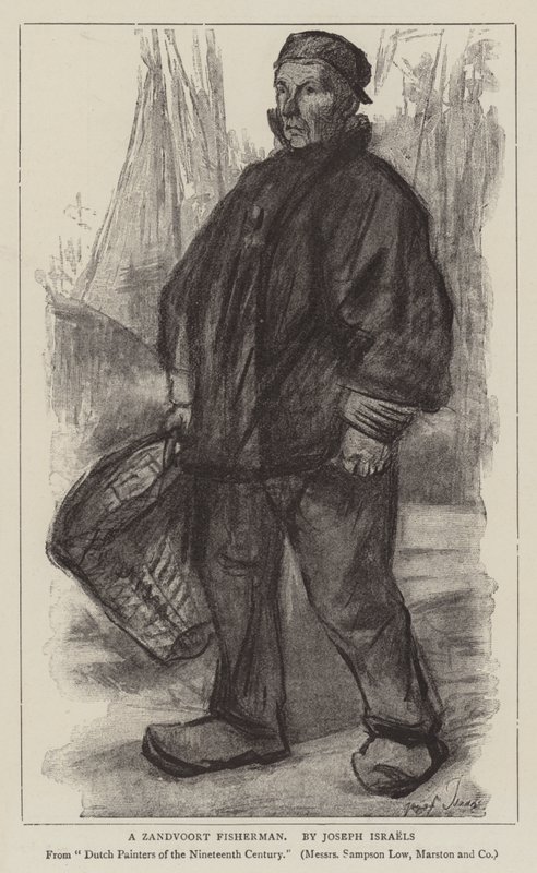 Zandvoortský rybář od Jozef Israëls