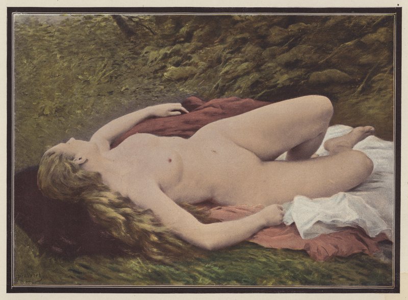 siesta (barevné lito) od Jules (after) Scalbert