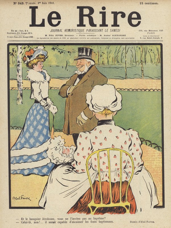 Ilustrace pro Le Rire od Jules Abel Faivre