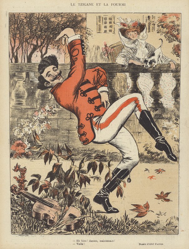 Ilustrace pro Le Rire od Jules Abel Faivre