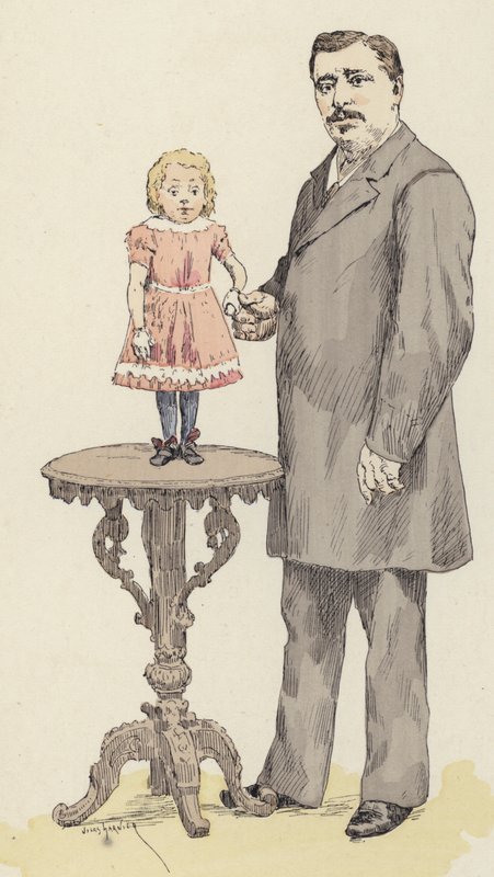 Trpaslík (barva lito) od Jules Arsene (after) Garnier