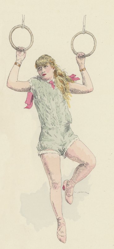 Gymnastka od Jules Arsene Garnier