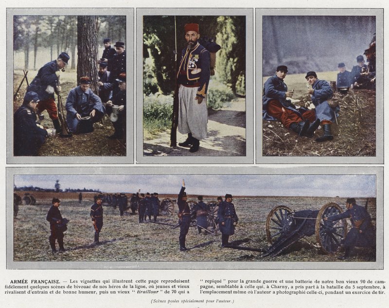 francouzská armáda od Jules Gervais Courtellemont