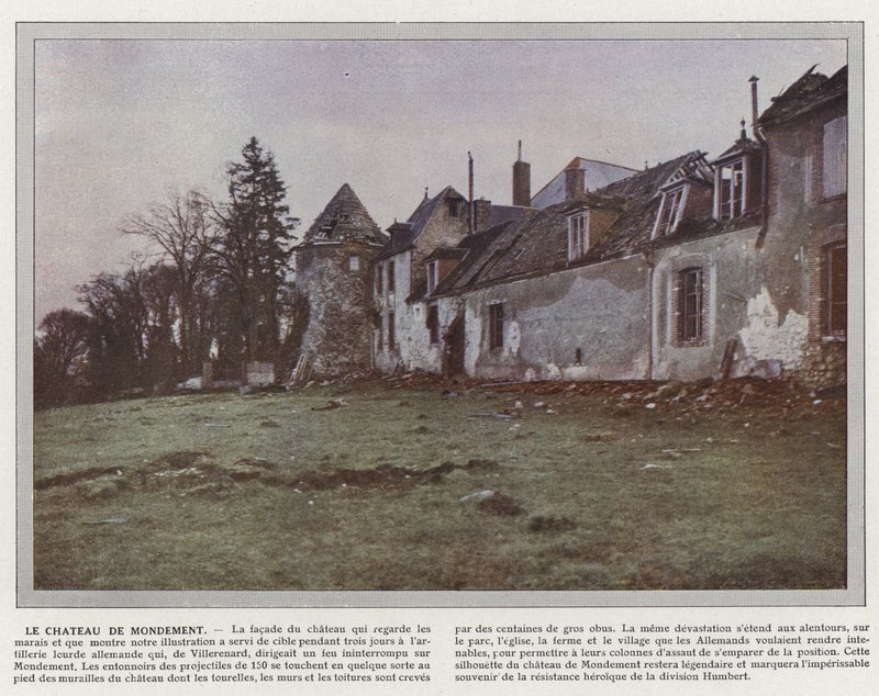 Chateau de Mondement od Jules Gervais Courtellemont