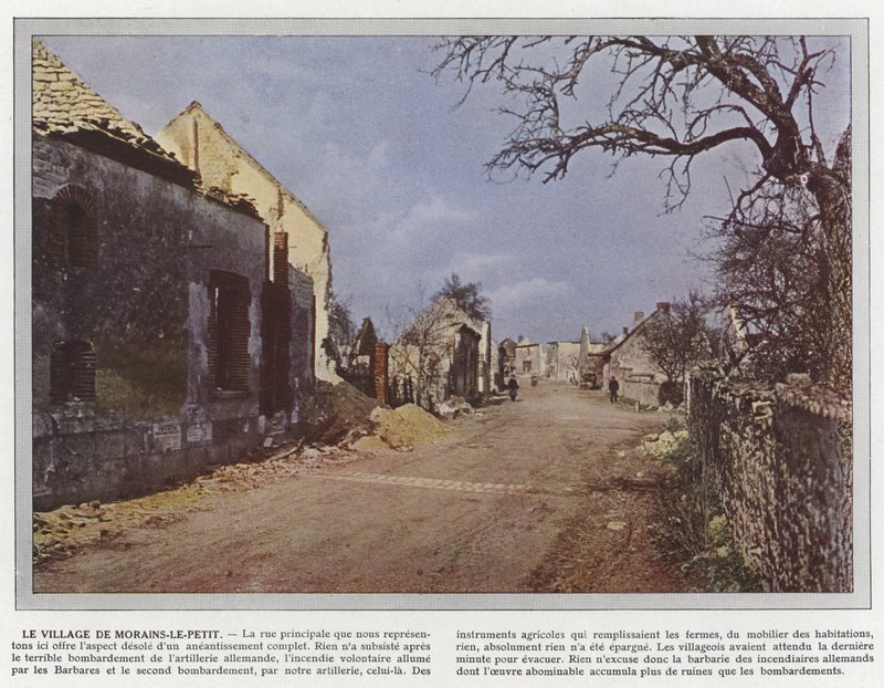 Vesnice Morains-le-Petit od Jules Gervais Courtellemont