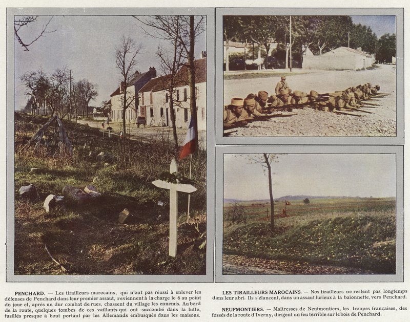 Penchard, The Maroccan Tirailleurs, Neufmontiers od Jules Gervais Courtellemont