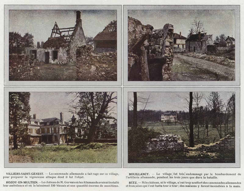 Villiers-Saint-Genest, Bouillancy, Rozoy-en-Multien, Betz od Jules Gervais Courtellemont