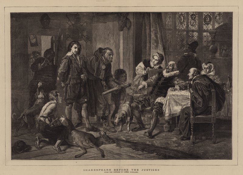 Shakespeare před soudci od Julius Friedrich Anton Schrader