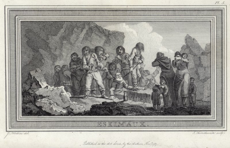 Eskymáci od Julius Caesar Ibbetson