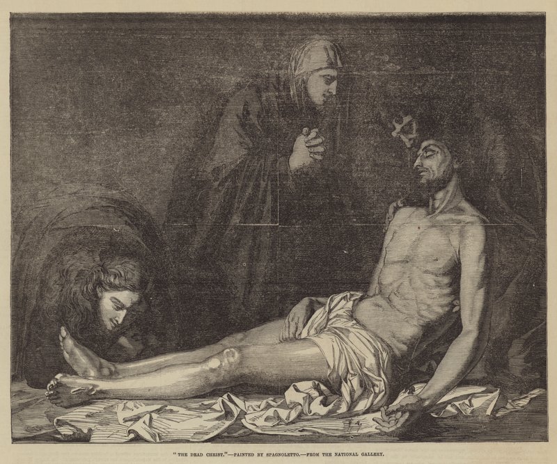 Mrtvý Kristus od Jusepe de Ribera