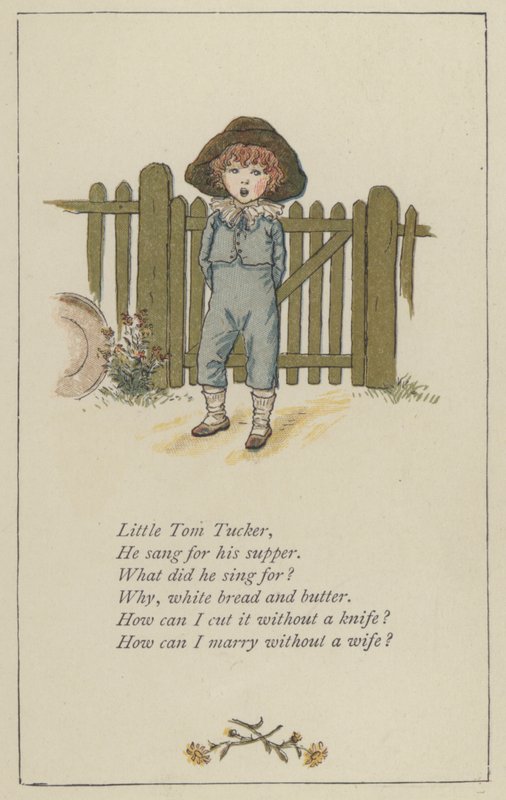 Malý Tom Tucker (barevné lito) od Kate (after) Greenaway
