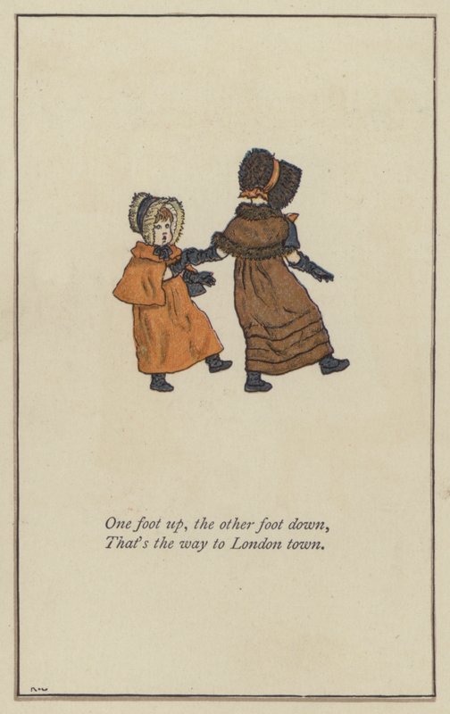 Jedna noha nahoru, druhá noha dolů od Kate Greenaway