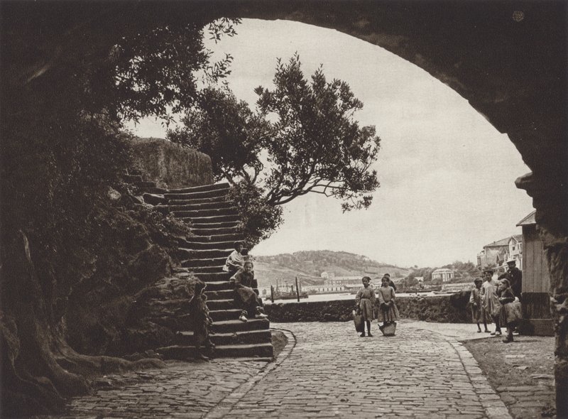 Španělsko: Pasáže (černobílá fotografie) od Kurt Hielscher