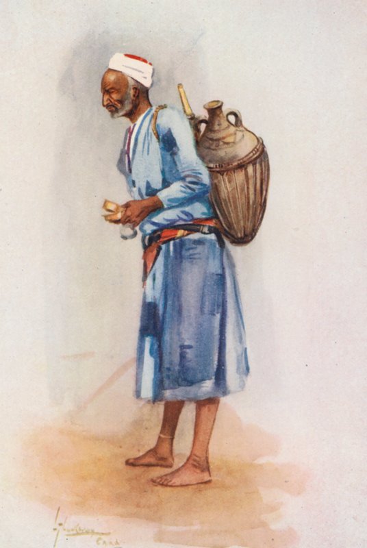 Lidé Egypta: (barevná litografie) od Lance Thackeray
