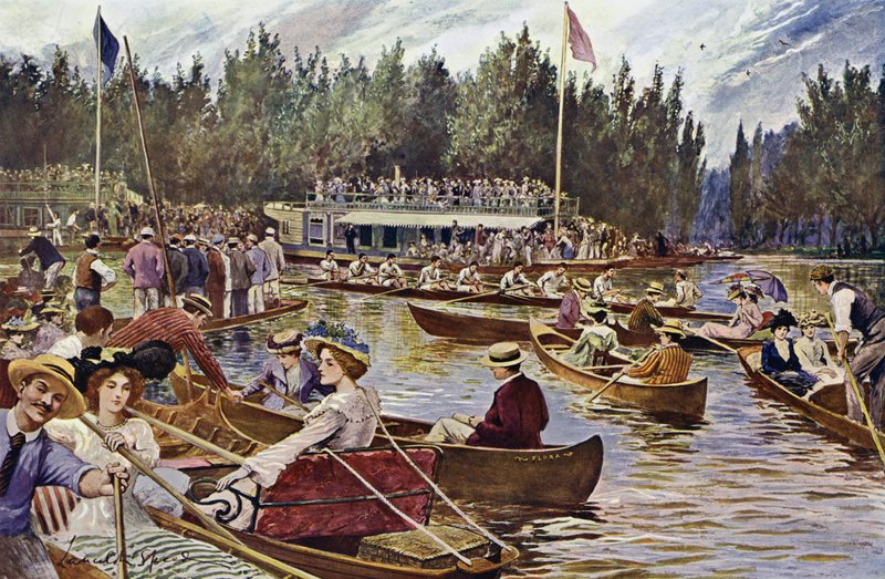 Veslování v Oxfordu od Lancelot Speed