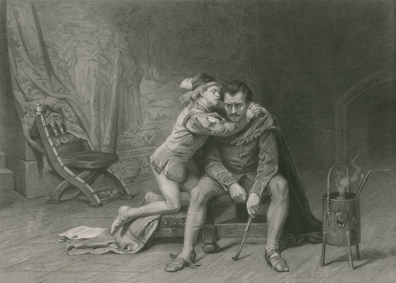 Princ Artuš a Hubert, král Jan od Laslett John Pott