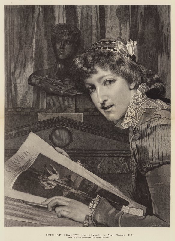 Typ krásy, č. XIV od Lawrence Alma Tadema