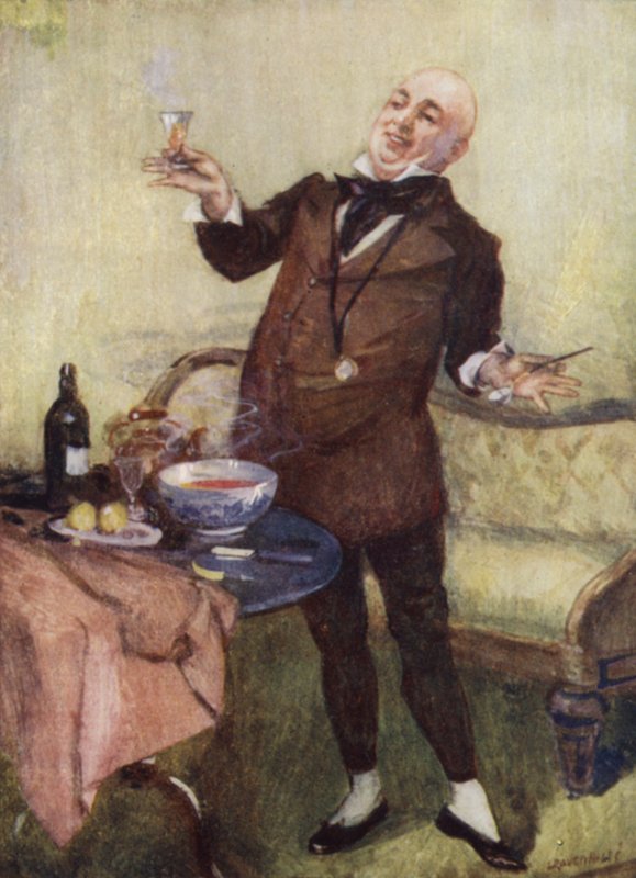 Pan Micawber ve svém živlu od Leonard Raven Hill