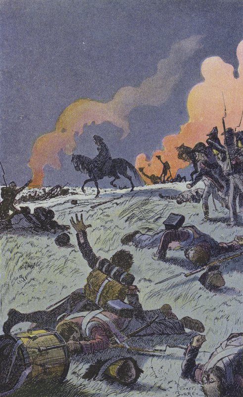 Večer po bitvě u Waterloo od Leonce Burret