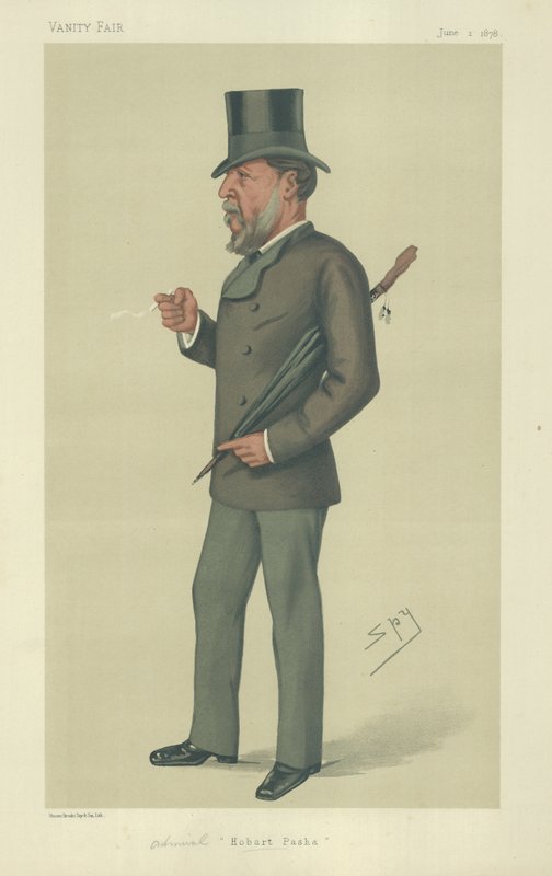 Admirál Augustus Charles Hobart-Hampden od Leslie Matthew Ward